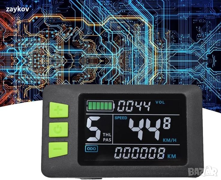 Docteur P3C LCD дисплей Табло Цветен екран  36V, снимка 1