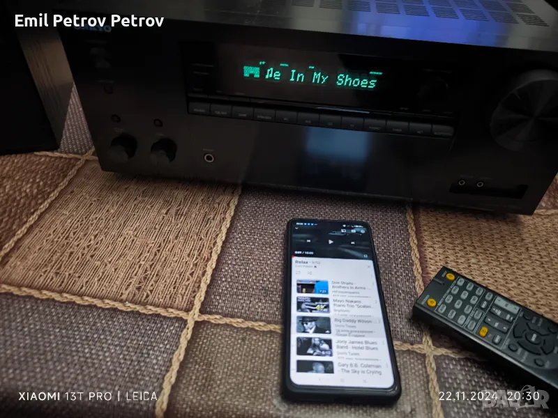 Промо 🌟 🌟 🌟  Onkyo tx-nr 555 7.2 Wi-Fi®, Bluetooth®, Apple® AirPlay® и Dolby A, снимка 1