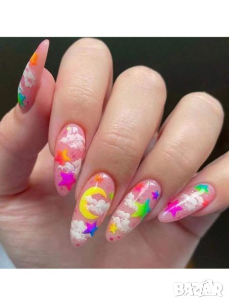 👑 💗Комплект Разкошни Press-on Изкуствени Нокти 24 броя 💋 КОД : nail959💗 👑 💋 ➡️ 😱Уникалниииии , снимка 1