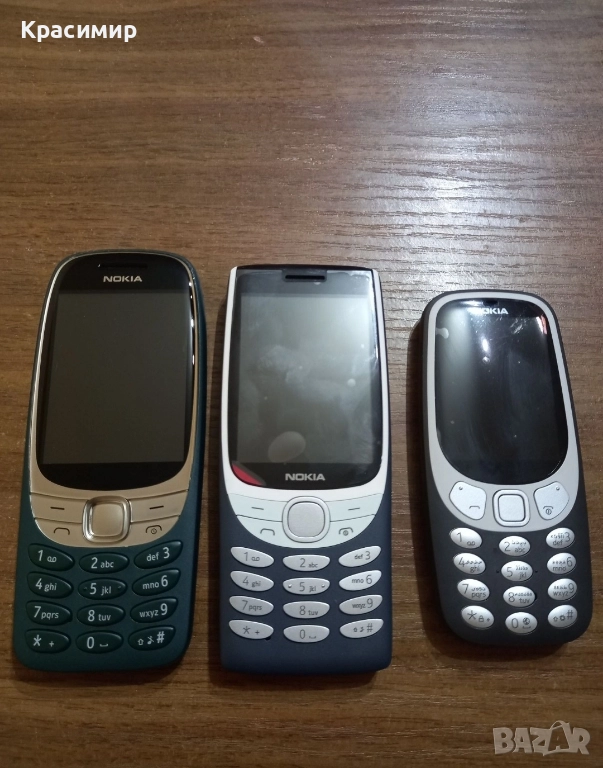 4g телефони Nokia 6310, 8210 и 3310, снимка 1