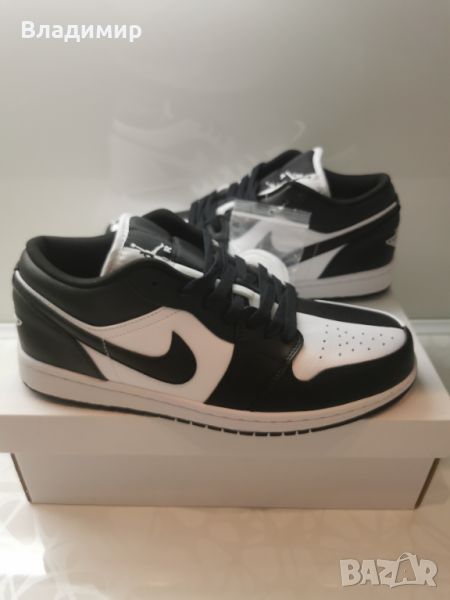 Jordan 1 Low Black/White Мъжки Обувки 40 и 45 EUR+ Кутия, снимка 1