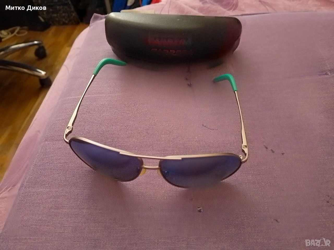 Автентични слънчеви очила маркови Carrera Carrerino 11 R81Z9 55-11-120 Aviator, снимка 1