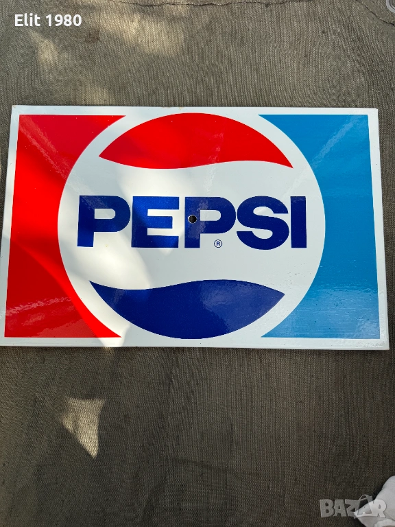 Продавам емайлирана табела PEPSI COLA, снимка 1