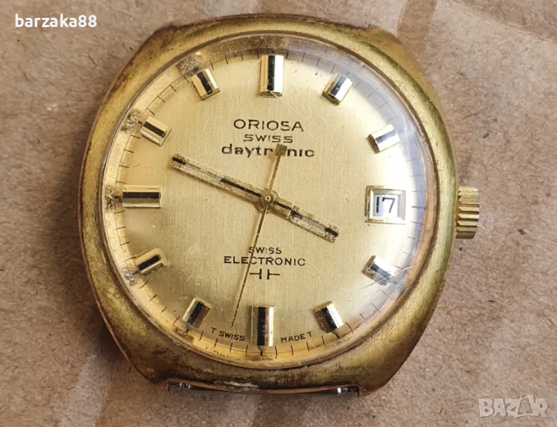 Мъжки часовник Oriosa Daytronic Electronic Swiss 13 jewels, снимка 1