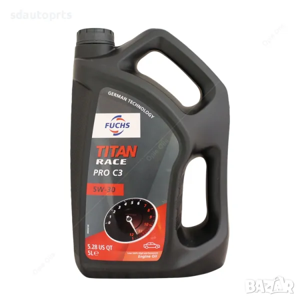 5л Премиум Моторно Масло Fuchs Titan Race Pro C3 5w30 Ester Base , снимка 1