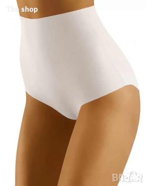Моделиращи безшевни бикини в бял цвят DISCRETIA Wolbar (008), снимка 1