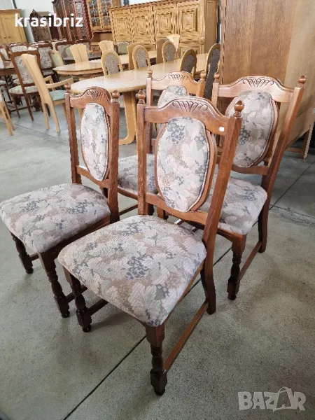 Масивни Столове-4бр-внос от Германия!ОБЯВЕНАТА ЦЕНА Е ЗА БРОЙ!, снимка 1