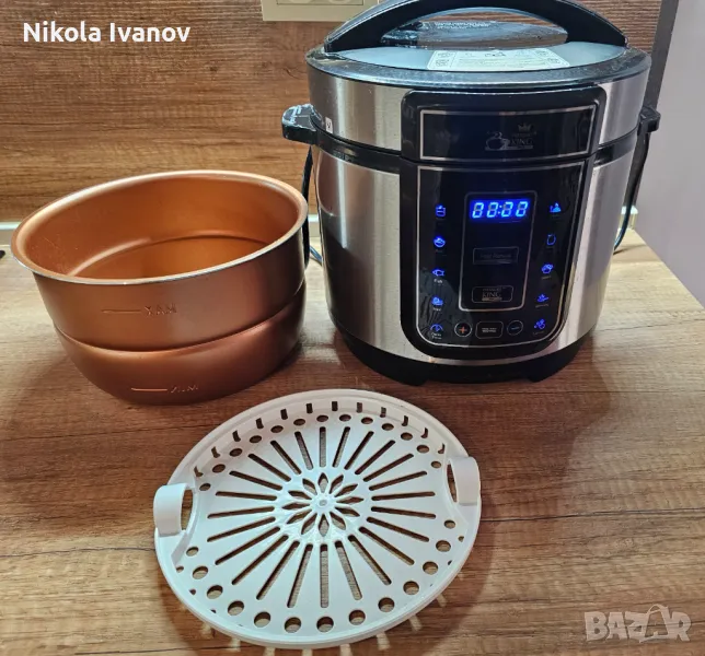 Тенджера под налягане Pressure King Pro 900W electric pressure cooker / мултикулър, снимка 1
