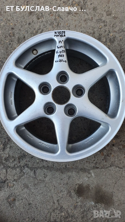 Джанти за Mazda- № 4029-14 цола, снимка 1