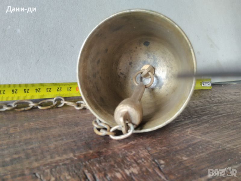 Камбана, звънец от колекция масивен месинг(бронз), снимка 1