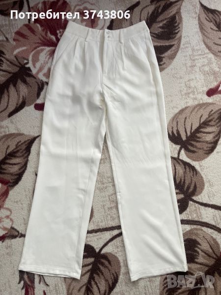 Нов бял елегантен панталон, снимка 1