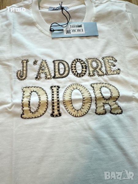 Dior-Оригинална чисто нова дамска тениска S размер, снимка 1