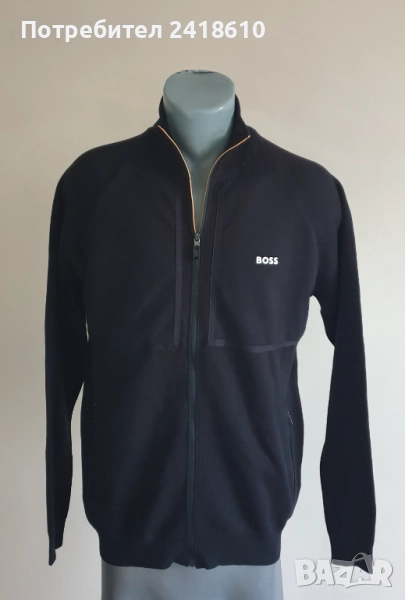 Hugo Boss Zartech Full Zip Cotton Knit  Mens Size S M L  2XL НОВО!  ОРИГИНАЛ! Мъжки Горнища - Жилетк, снимка 1
