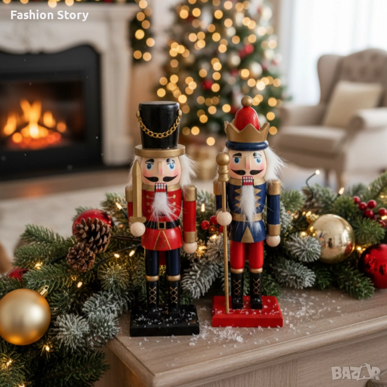 Дървена Коледна фигурка – Малък детайл, голям празничен уют, снимка 1