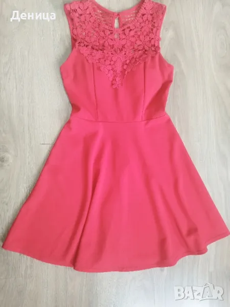 Червена рокля универсална внос Италия , снимка 1