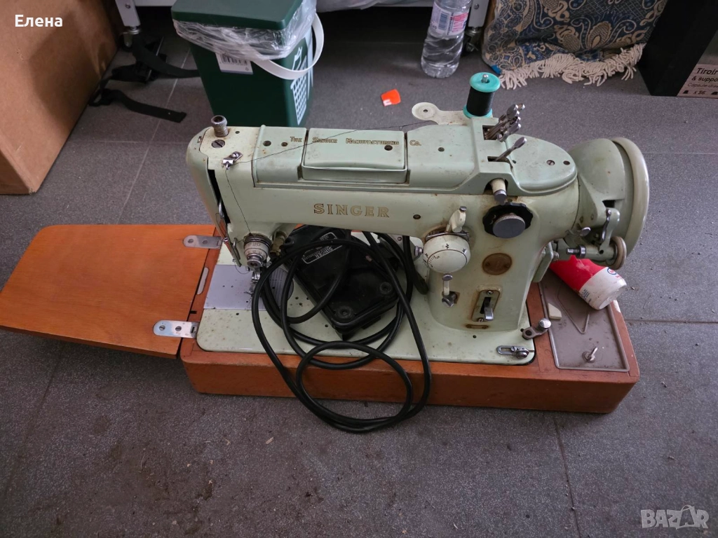Електрическа шевна машина Singer 319 - метална, снимка 1