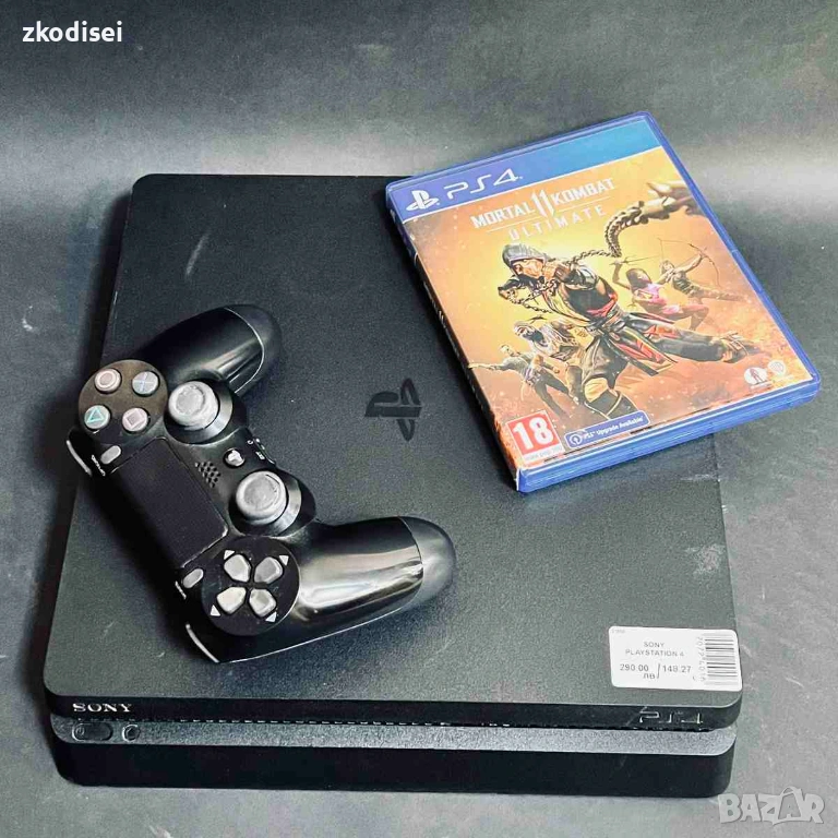 Конзола SONY - PS4 с 1бр. джойстик и 1бр. игра, снимка 1