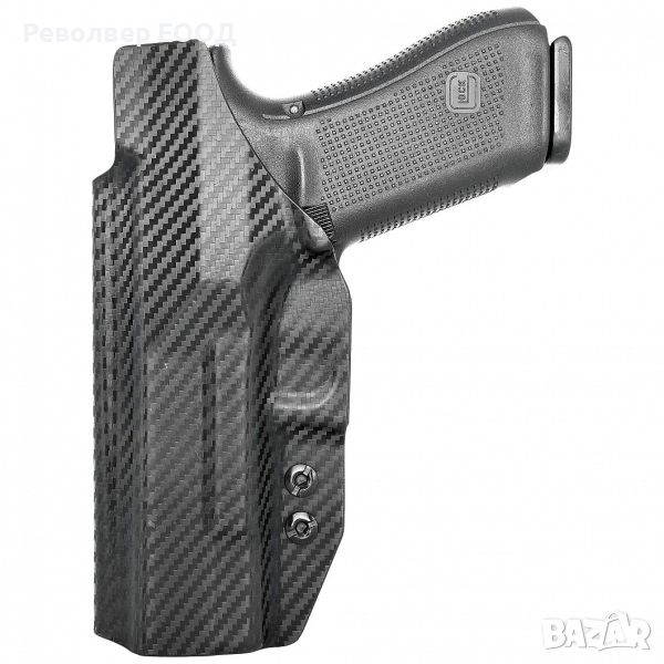 Кобур Rounded by CE - за Glock 17/22/31 (Gen 1-5), вътрешен с въртяща щипка, дясна ръка, снимка 1