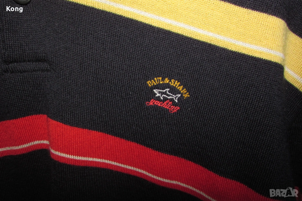 мъжко яке Paul Shark wool пуловер фланела Benetton F1 Quilted Jacket United of Colors Пол Шарк , снимка 1