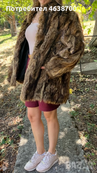 Дамско кожено палто, снимка 1