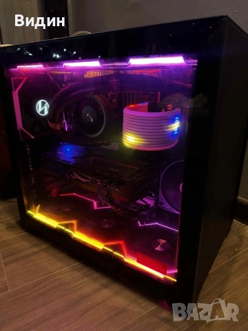 Гейминг компютър Ryzen 5 5600G | 16GB RAM | RGB | Водно охлаждане