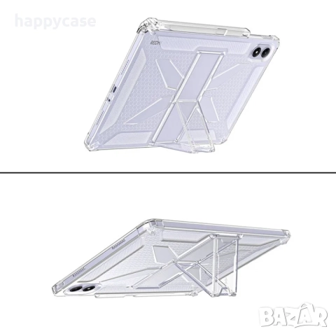 Xiaomi Redmi Pad 2 11" / 2 Pro 12.1" / Прозрачен удароустойчив кейс калъф гръб със стойка, снимка 6 - Таблети - 52424505