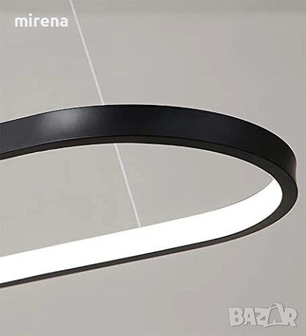 Лед LED висящ полилей, Висяща лампа за трапезна маса с дистанционно управление 203-1, снимка 4 - Лампи за таван - 51527964