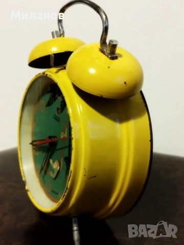 Стар анимиран будилник, настолен часовник, снимка 4 - Антикварни и старинни предмети - 53943060