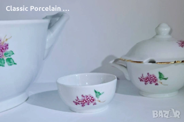 ДУЛЕВО „СИРЕНЬ“ – КОЛЕКЦИОНЕН РУСКИ ПОРЦЕЛАН, снимка 5 - Сервизи - 53097687