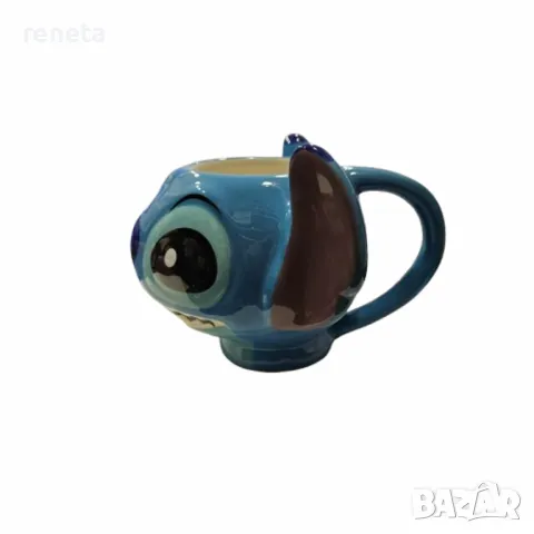 Чаша Стич, Тип чаена, Керамична, Детска, снимка 3 - Други - 50421864