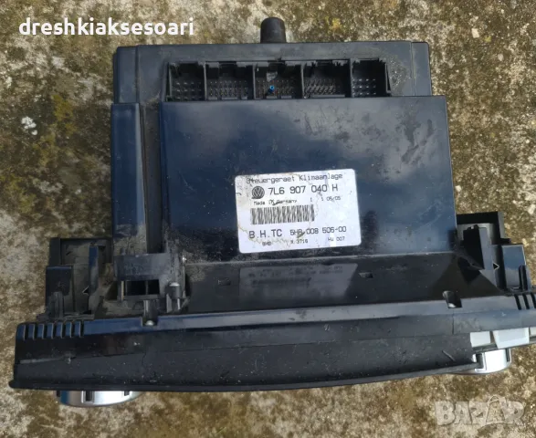 Управление конзола панел климатик климатроник за VW Touareg Фолксваген Туарег, снимка 2 - Друга електроника - 49709496