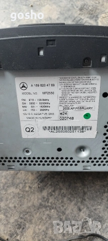 CD radio Merzedes B clas, снимка 3 - Аудиосистеми - 53889415