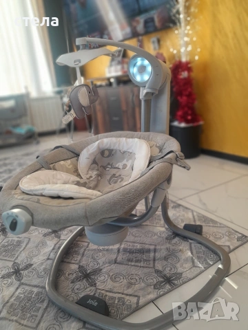 Бебешки шезлонг / люлка Joie – много запазен, снимка 2 - Детски шезлонги - 53259358
