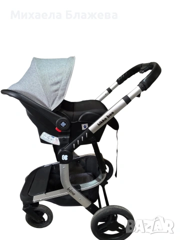 Комбинирана количка Kikkaboo 3в1, снимка 4 - Детски колички - 53632820