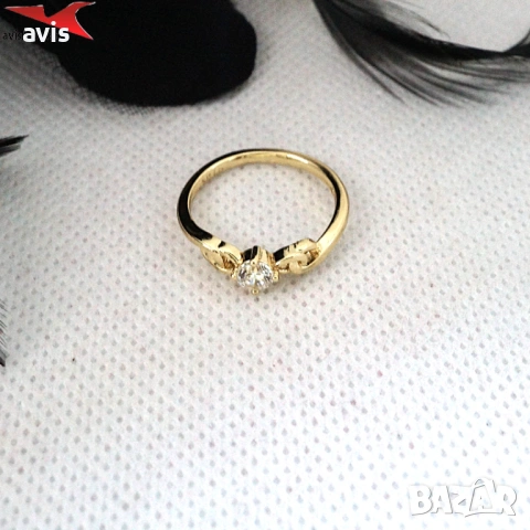 Пръстен с 14К златно покритие 224848