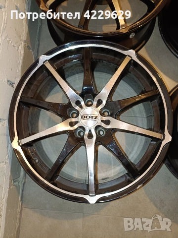 Алуминиеви джанти DOTZ 5x114.3 - 18 цола, снимка 4 - Гуми и джанти - 52775145
