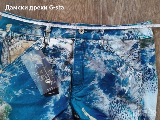 Дамски панталон G-Star RAW® 5622 3D MID BOYFRIEND COJ WMN DK SPA/LIQUID PINK AO, размер W26;27 /270/, снимка 7 - Панталони - 46351963