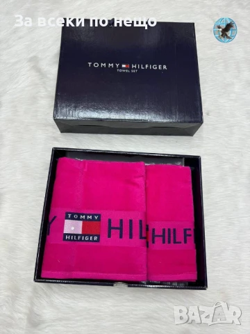 Tommy Hilfiger Луксозни Хавлии - 2бр. в кутия - Налични Различни Цветове Код E701, снимка 7 - Хавлиени кърпи - 51151679