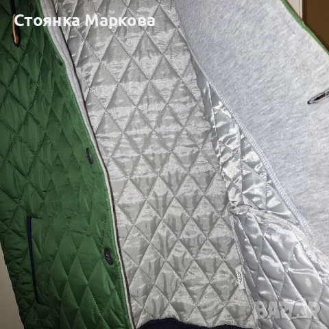 Ново мъжко яке в зелено и синьо, снимка 6 - Якета - 52590136