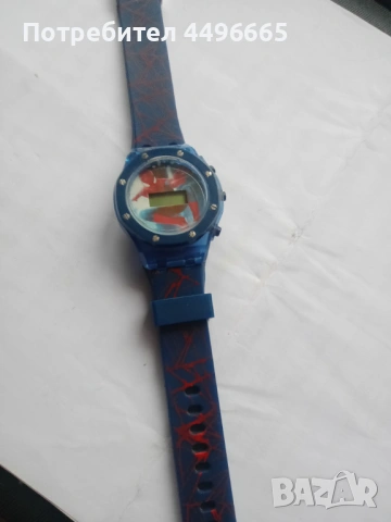 Часовник Спайдърмен , снимка 2 - Детски - 54056733