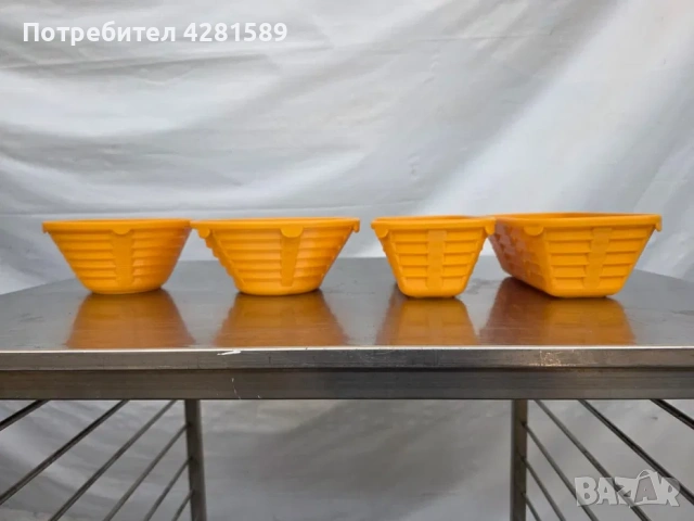 Пластмасови форми за втасване на хляб с плат, снимка 3 - Други машини и части - 53657985