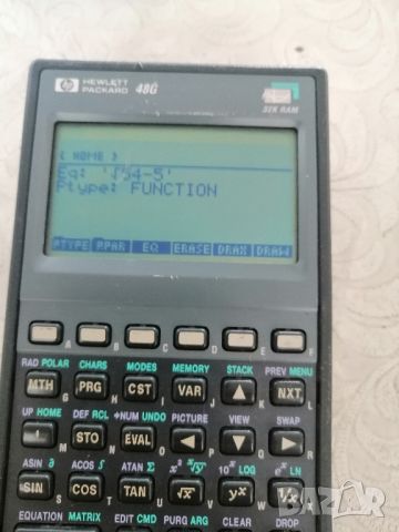 Графичен калкулатор HP 48G, снимка 4 - Друга електроника - 46466236