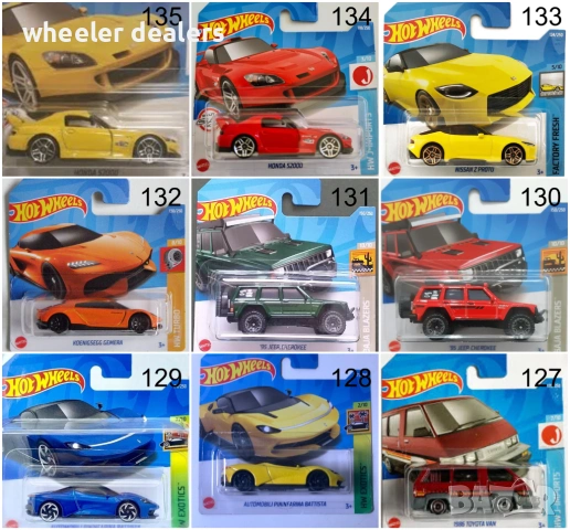 Метални колички Hot Wheels Хот Уиилс в мащаб 1:64 От различни години 1, снимка 10 - Колекции - 29076230