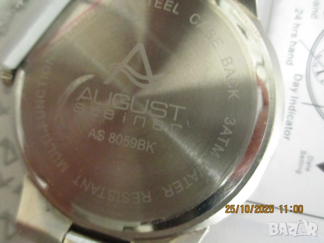 НОВ!!!Часовник August Steiner, снимка 6 - Мъжки - 52176022