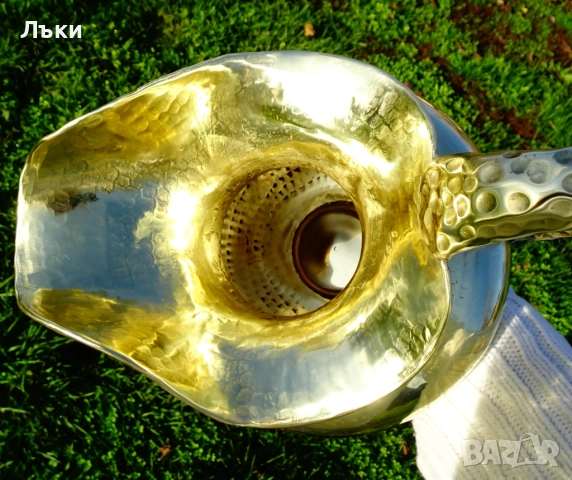 Царска бронзова кана за вино 3 л.,позлата. , снимка 2 - Антикварни и старинни предмети - 52806113