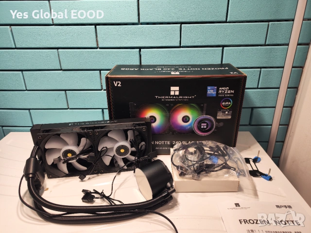 Thermalright Frozen Notte 240 Black ARGB AIO водно охлаждане, снимка 7 - Друга електроника - 53174642