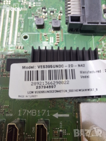 Main Board 17MB171 от JVC-LT40VAF3100, снимка 2 - Части и Платки - 52809874
