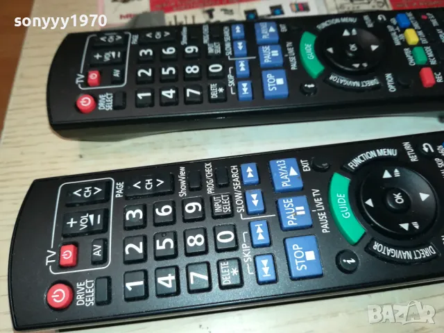 panasonic-dvd recorder remote x2 swiss 1902251616, снимка 2 - Дистанционни - 49196294