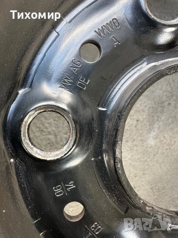 Железни джанти 5х112-16цола-ЕТ33, снимка 6 - Гуми и джанти - 54160860