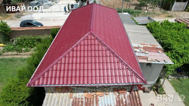 Метална Керемида "СИМЕТРИК" - производство и монтаж, снимка 11 - Строителни материали - 47114545